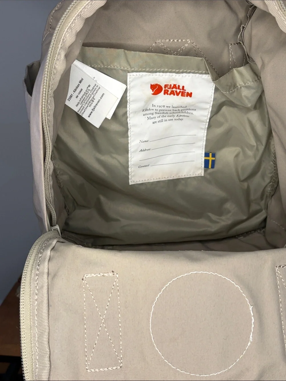 Fjällräven Kånken Mini Backpack - Light Taupe